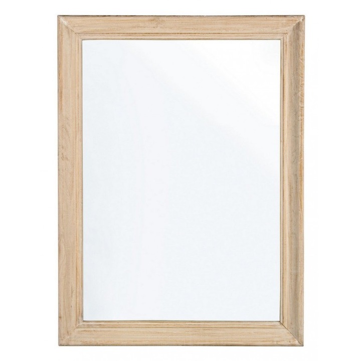 Огледало за стена с рамка от естествено дърво Tiziano 60x3.5x80 см