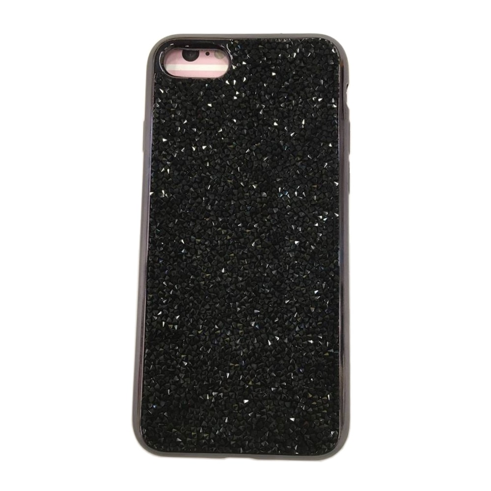 Husa spate cu cristale Bling World pentru iPhone 7, argintiu
