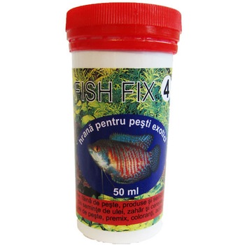 Hrana pentru pesti EXO Fix Fish 4 50ml Hrana pentru pesti EXO Fix Fish 4 50ml