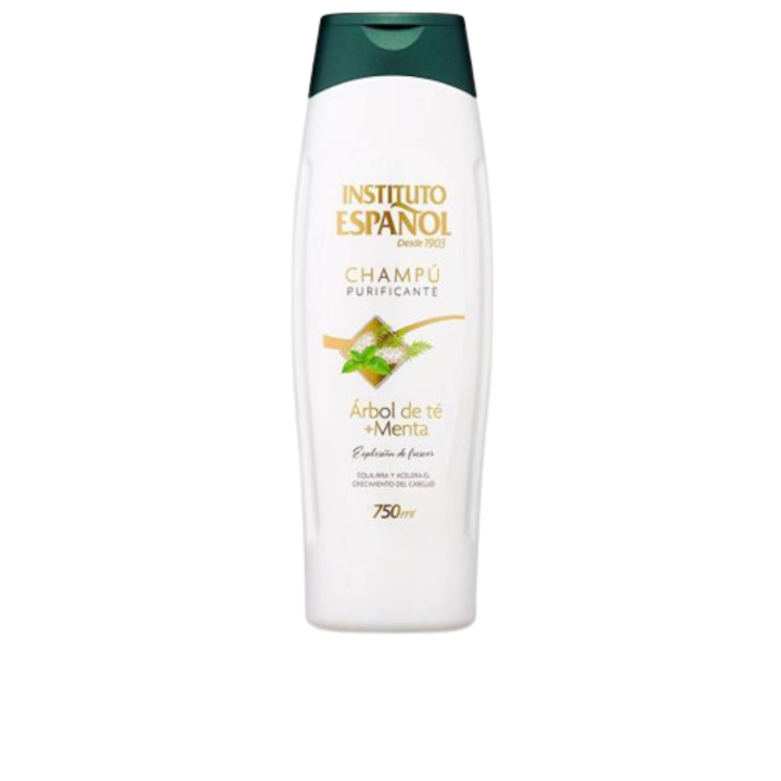 Tisztító sampon teafával és mentával, Instituto Espanol, Champu Purificante, 750 ml