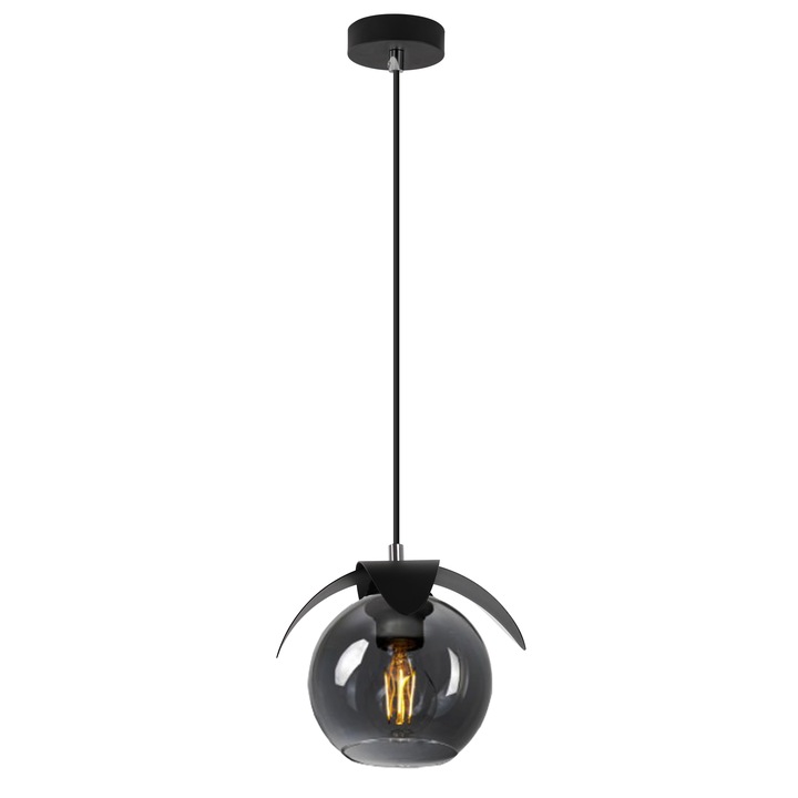 Pendant Lamp, Lampex, Orchid 1, loft, metal, de sticla