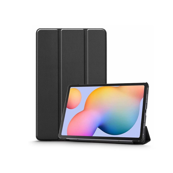 Samsung P610/P615 Galaxy Tab S6 Lite 10.4 tablet tok (Smart Case) on/off funkcióval - black (ECO csomagolás) (FN0196)