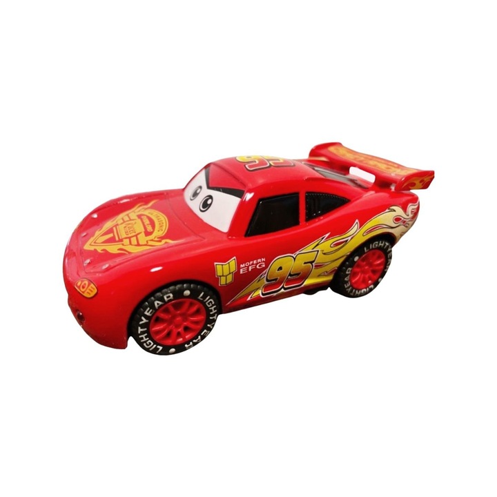 Villám McQueen Metallic Car 14 cm