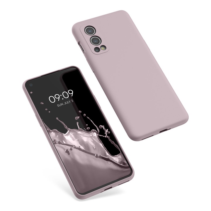 Kwmobile калъф за OnePlus Nord 2 5G, силиконов, лилав, 56070.236