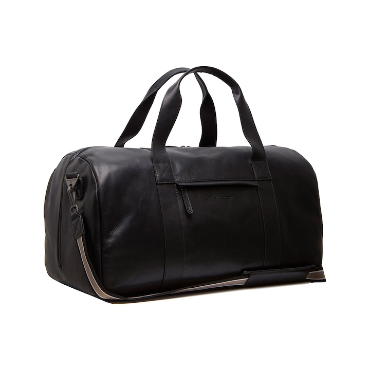 Уикенд пътна чанта, унисекс The Chesterfield Brand, от естествена кожа, Hudson, черна