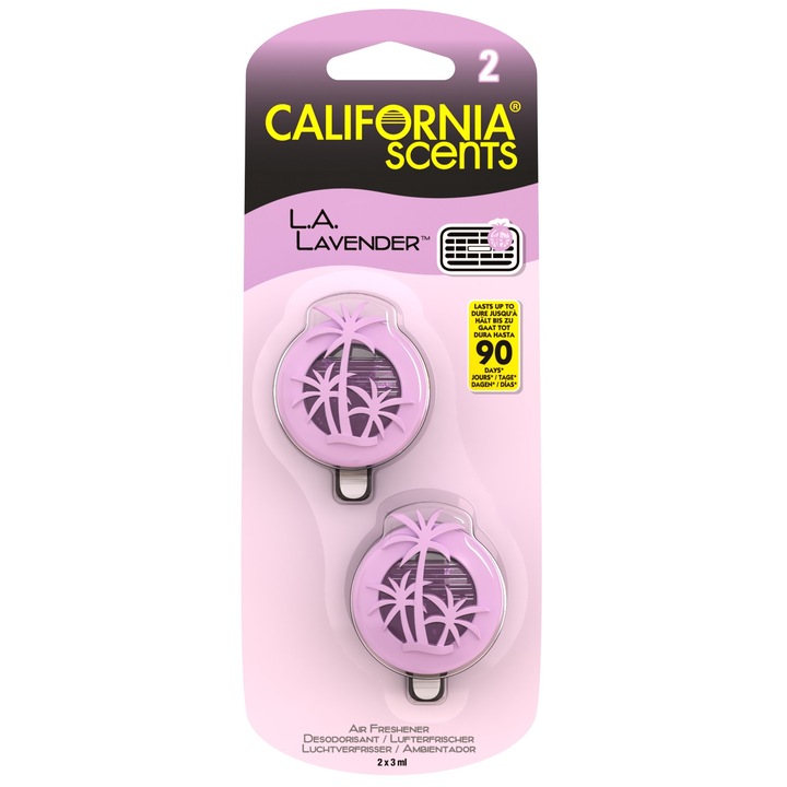 California Scents Mini Diffúzor autóillatosító - Levendula