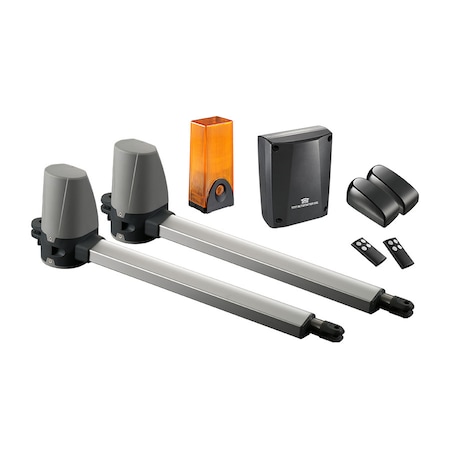 Kit complet automatizare porti batante 2 x 2.5 m, 2 x 250 Kg, TMT Terrier 200 WiFi