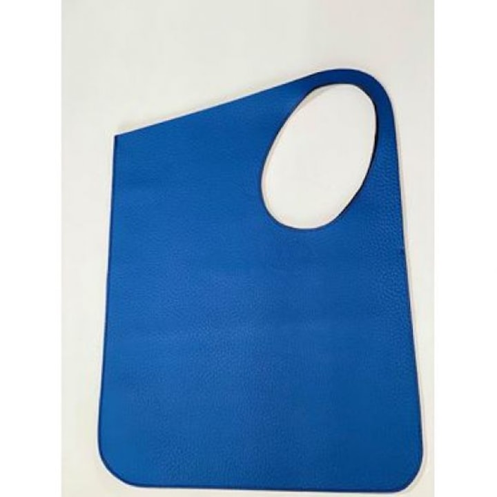 Geanta dama piele, ANNA FELLINI, Yna, albastra, 41x56 cm