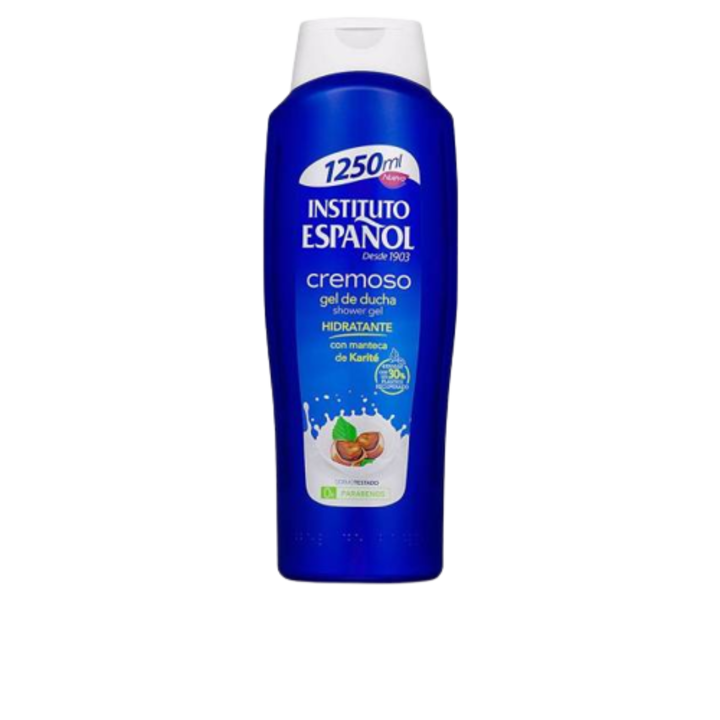Shea vajjal dúsított tusfürdő, Instituto Espanol, Manteca De Karite, 1250 ml