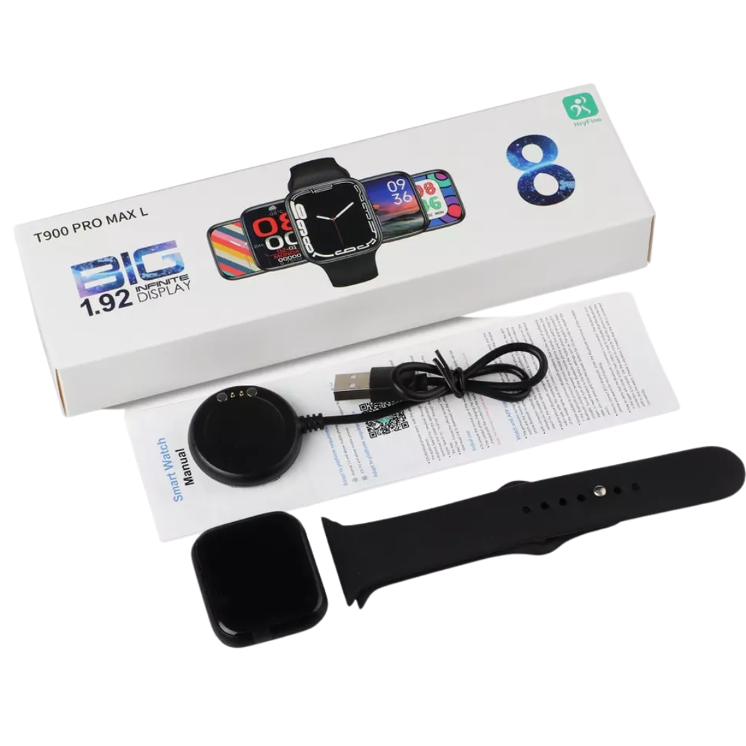 Smartwatch ProMax, сензорен екран, сърдечен мониторинг, кръвно налягане ...