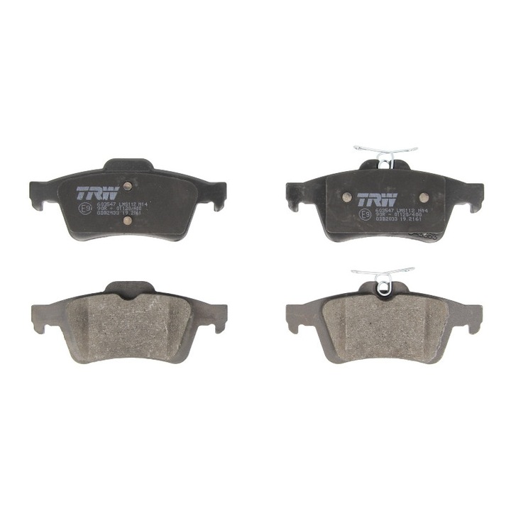 Set placute frana spate pentru Ford C Max II, Focus III, Focus IV, Grand C Max, Kuga III, Mazda 5, Nissan Primera 1,0-2,3 dupa 12.2001