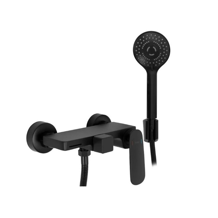 Смесител Rea Berg Black, За вана