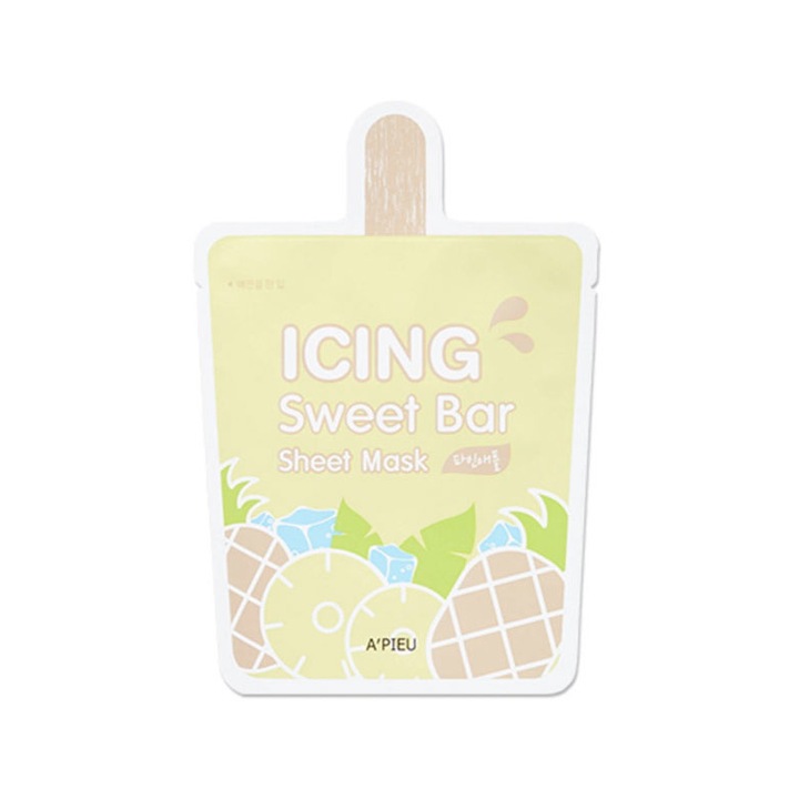 Masca de netezire a fetei cu extract de ananas, A'pieu, 21 gr