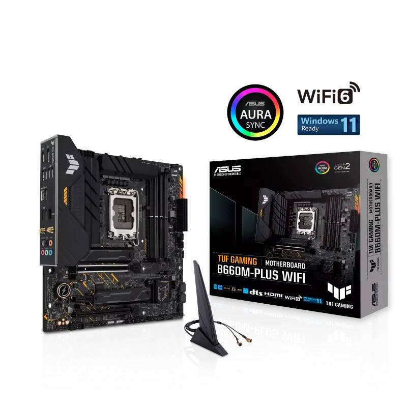 ASUS TUF B660M DDR4 + i5 12400F 2点セット Placa de baza ASUS TUF GAMING B660M-PLUS WIFI Intel LGA1700 mATX