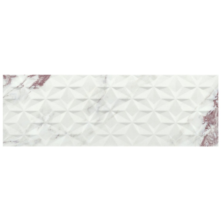 Faianta decorativa Oasis Damson, rectificata, 30x90, lucioasa, 1 placa