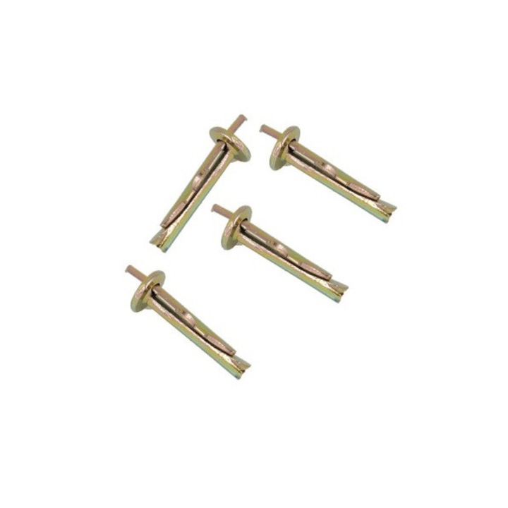 Set 100 Dibluri metalice tip pana, expandabil, auriu, 6 x 40mm