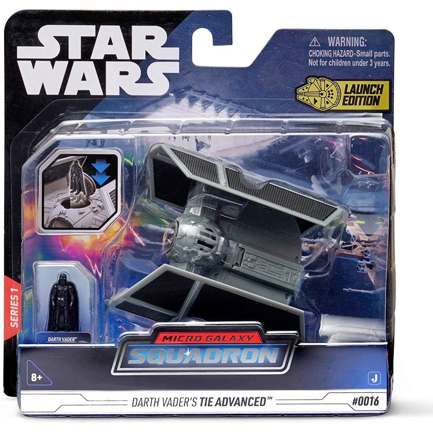Set mini figurina si vehicul Star Wars - Darth Vader's Tie