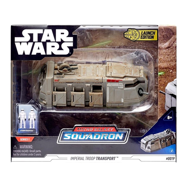 Star Wars 15 cm-es jármű figurával, Birodalmi csapatszállító