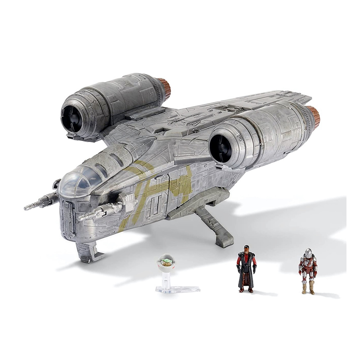 Vehicul, Jazwares, Star Wars de 20 cm cu figurine, nava de lupta