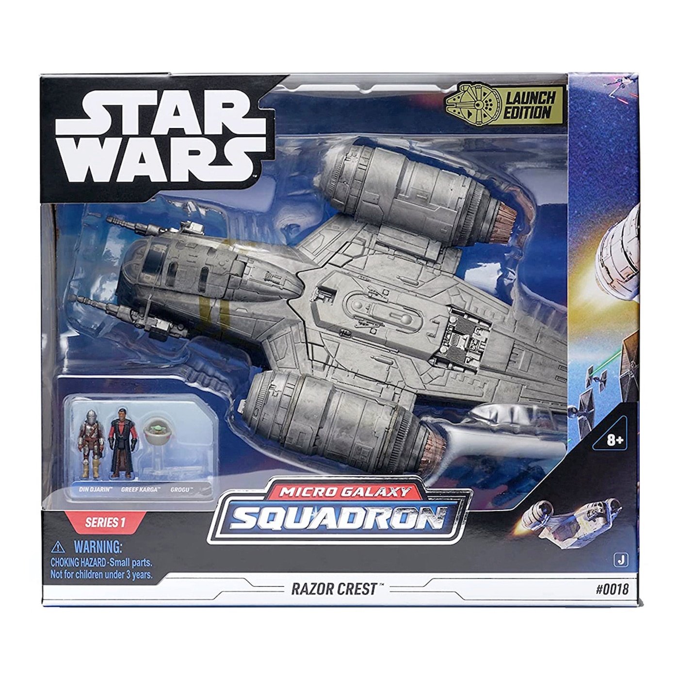 Vehicul, Jazwares, Star Wars de 20 cm cu figurine, nava de lupta