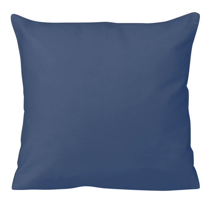 Fata de perna din satin de bumbac 40x40 albastra
