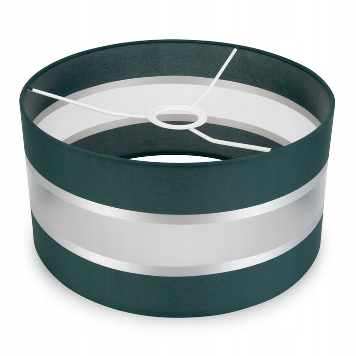 Abajur moderna, Light Home, Elegance, E27, Textil/PCV, 20x35 cm, Verde