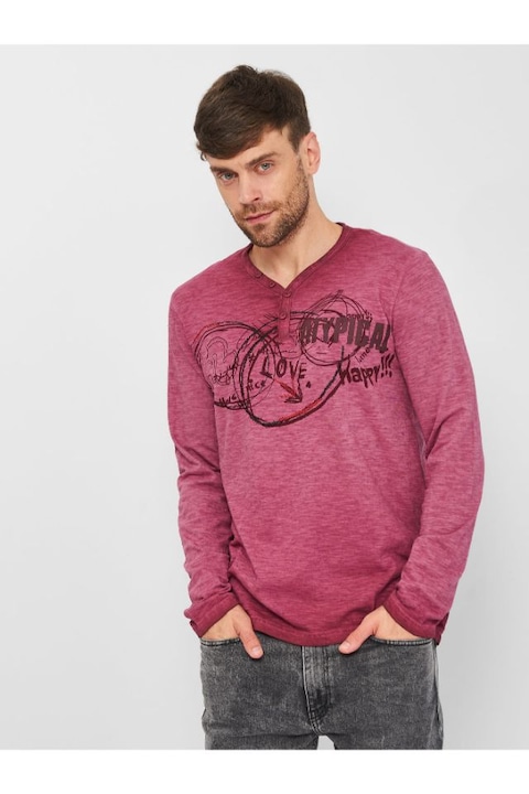 Bluza Desigual 18SMTKXO, Visiniu, M