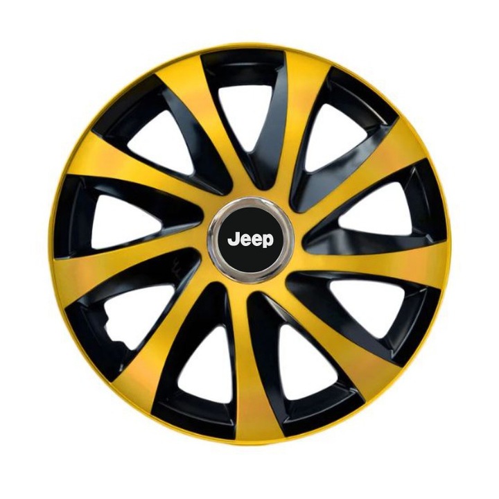 Set 4 capace roti Drift extra gold R16 pentru gama auto Jeep