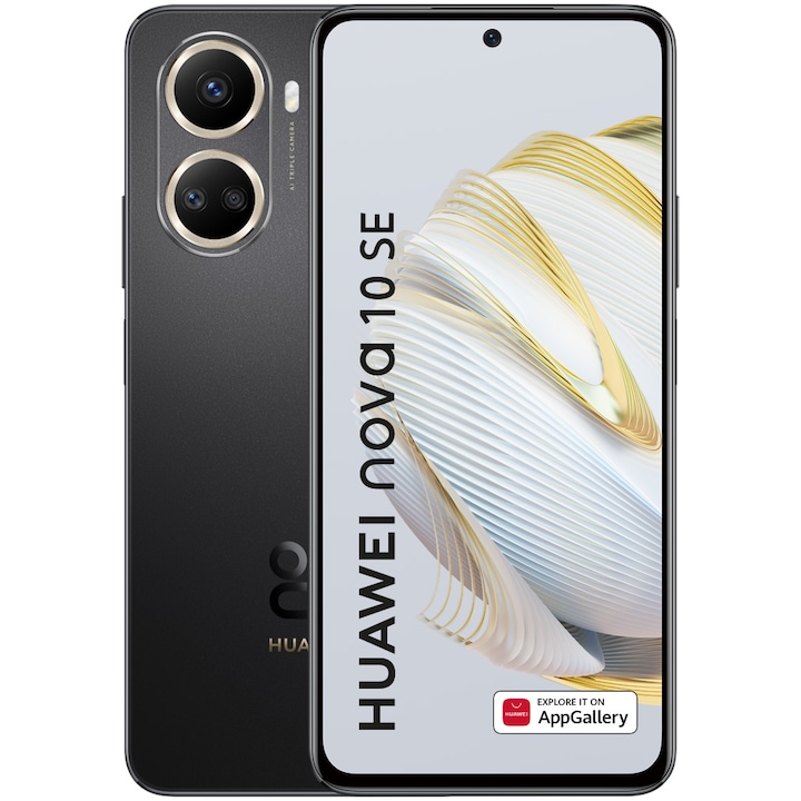 Telefon mobil Huawei Nova 10 SE, 8GB RAM, 128GB, 4G, Starry Black