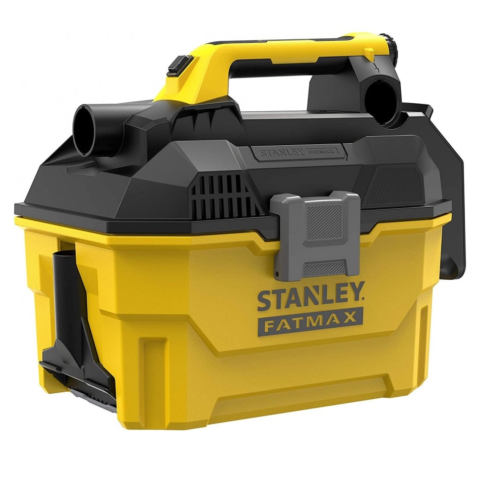 Aspirator portabil umed uscat cu acumulator 18V Stanley Fatmax SFMCV002B-XJ, capacitate 7.5 litri, duza pentru spatii inguste, livrat fara acumulator si incarcator