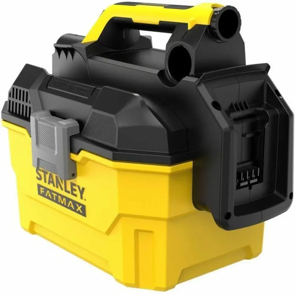 Aspirator portabil umed uscat cu acumulator 18V Stanley Fatmax SFMCV002B-XJ, capacitate 7.5 litri, duza pentru spatii inguste, livrat fara acumulator si incarcator