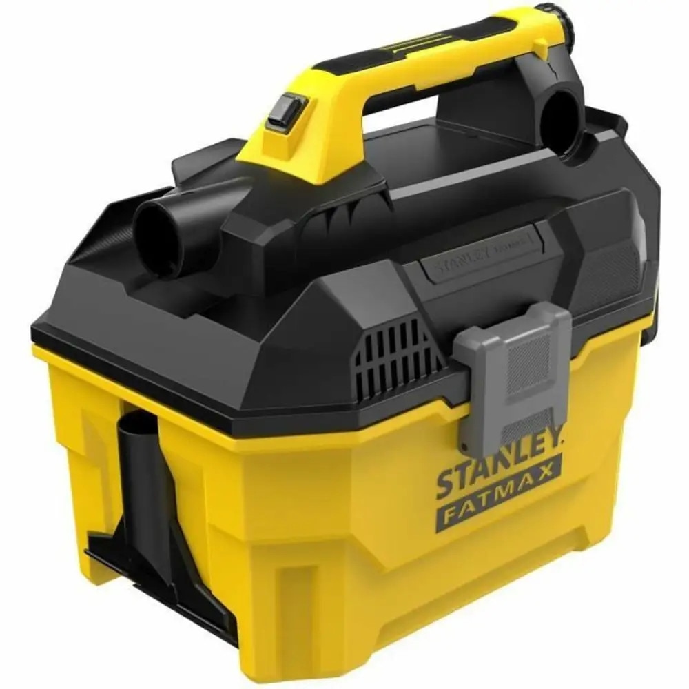 Aspirator portabil umed uscat cu acumulator 18V Stanley Fatmax SFMCV002B-XJ, capacitate 7.5 litri, duza pentru spatii inguste, livrat fara acumulator si incarcator