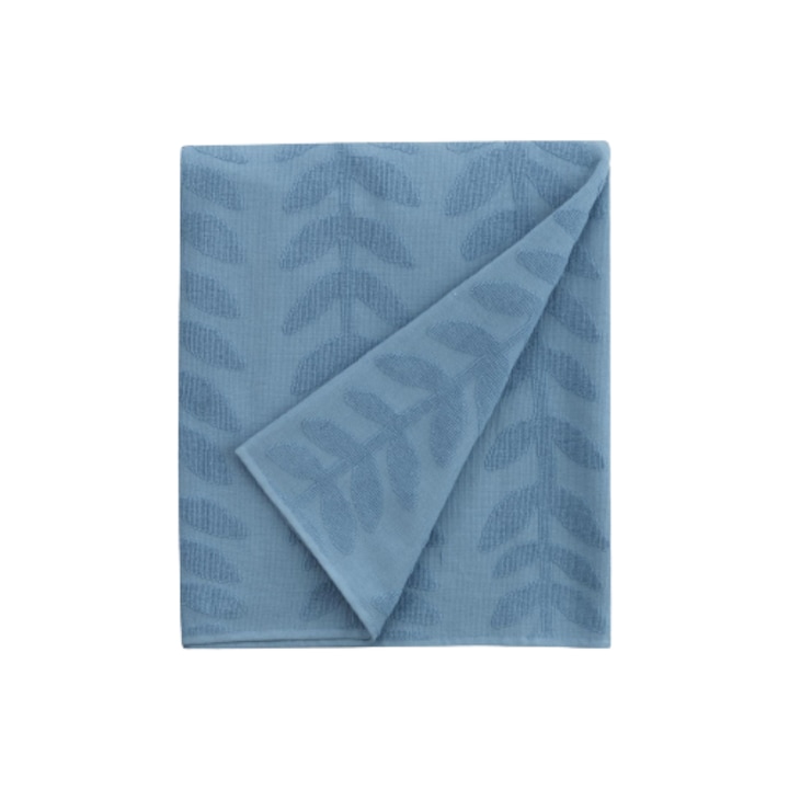 Одеяло Dormeo Nature's, памучна материя, син цвят, 220 х 220 см