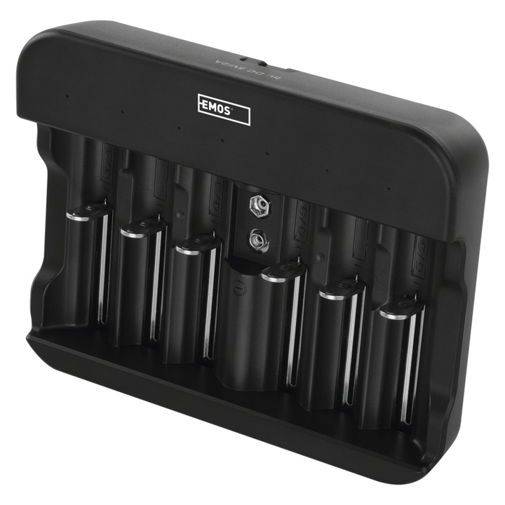 EMOS Elemtöltő BCN-60U AAA, AA, C, D, 9 V