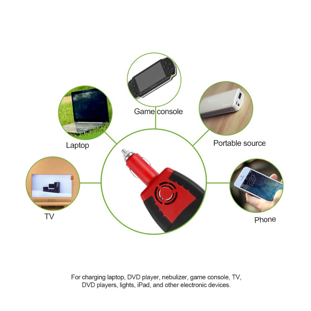 Источник питания (адаптер) для ноутбука от бортовой сети легкового автомобиля, 70 Вт