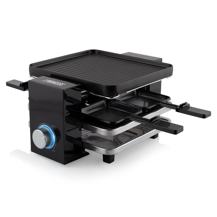 Raclette grill Princess Piano Black 162915, 700 W, 4 személyes