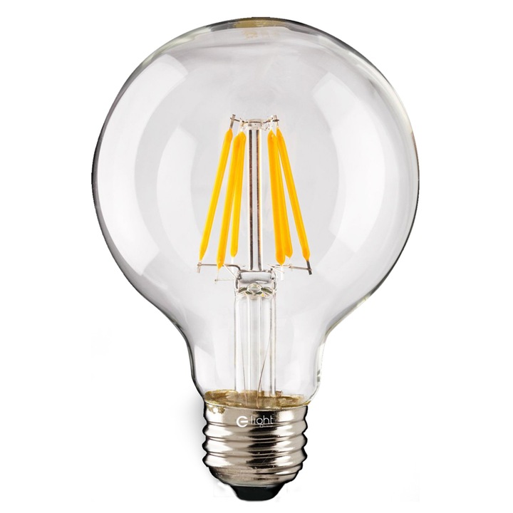 LED крушка, FILAMENT, E27, G120, 800lm, 8W, EKZF969