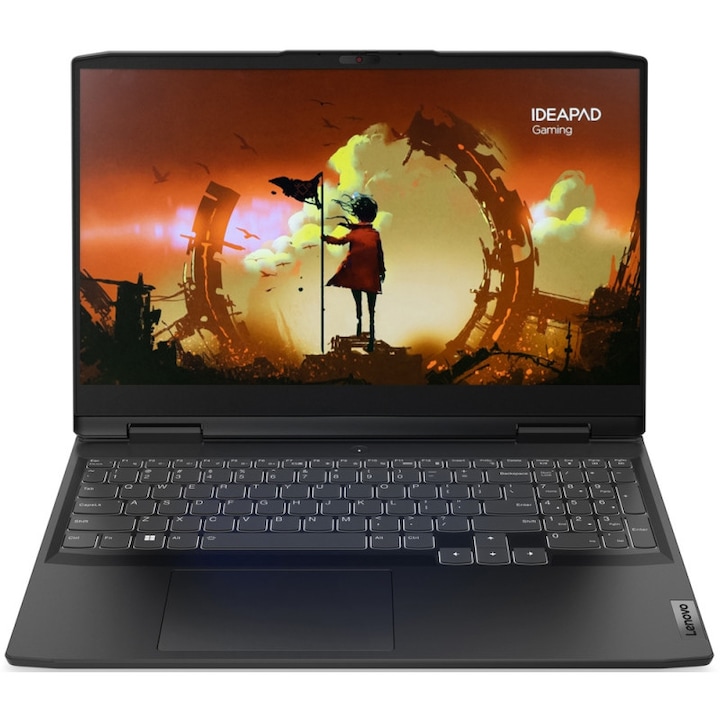Laptop Gaming Lenovo IdeaPad 3 15ARH7 cu procesor AMD Ryzen™ 7 7735HS pana la 4.75 GHz, 15.6