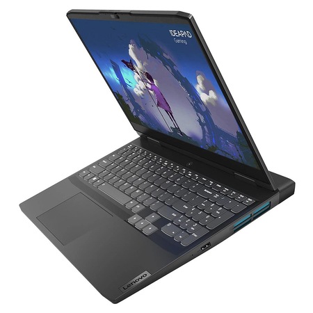 Лаптоп Gaming IdeaPad Gaming 3 15ARH7, AMD Ryzen™ 5 6600H, 15.6" Full HD, IPS, 120Hz, 16GB DDR5, 512GB SSD, NVIDIA® GeForce RTX™ 3050 4GB GDDR6, No OS, Onyx Grey