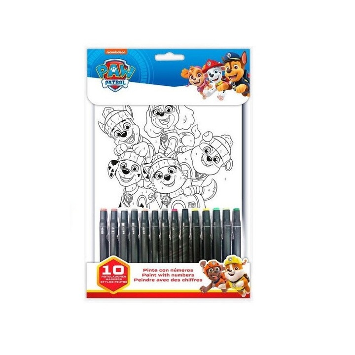 Színező szett, Javoli, Paw Patrol, 3 év+, többszínű