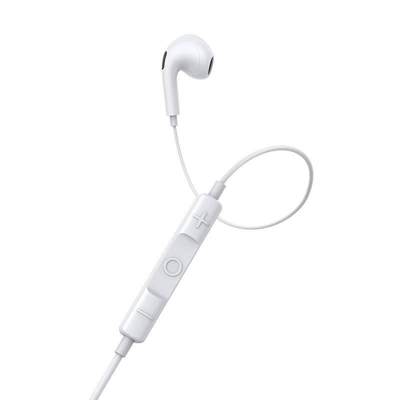 Casti cu fir Baseus Encok C17, USB-C, 1.1m, alb