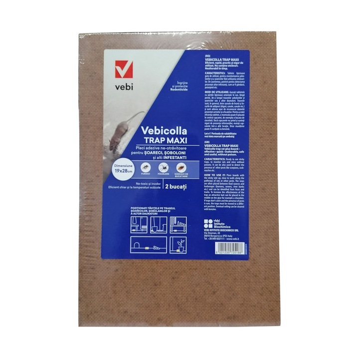 Set 2 buc, Capcana adeziva pentru rozatoare, VebiColla