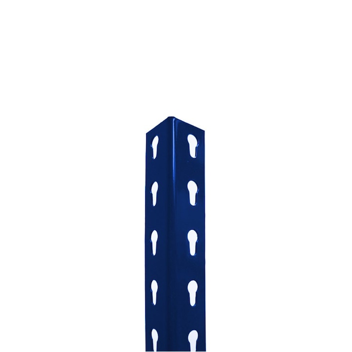 Láb moduláris polchoz, fém, kék, 2000x40 mm