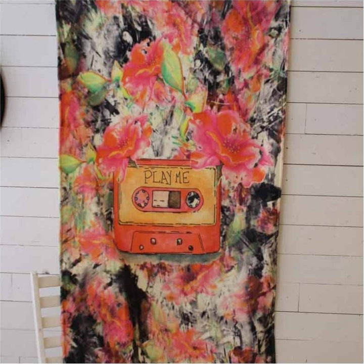 Prosop de plaja, Palamaiki, Bumbac, 90x160 cm, Multicolor