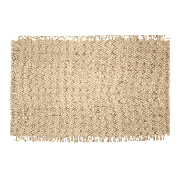 Set 2 bucati servet de masa, Iuta, 30x43 cm, Natur