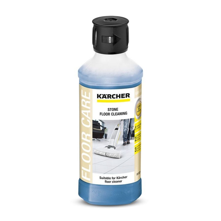 Solutie de curatat pardoseli RM 537 Stone, Karcher, 500ml
