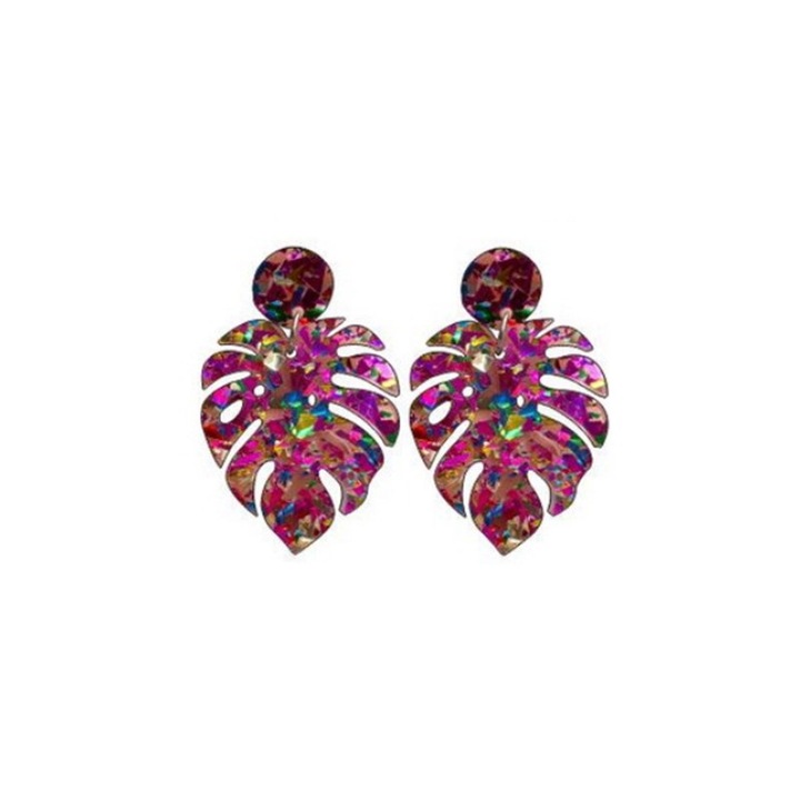 Cercei dama, Acril, Multicolor