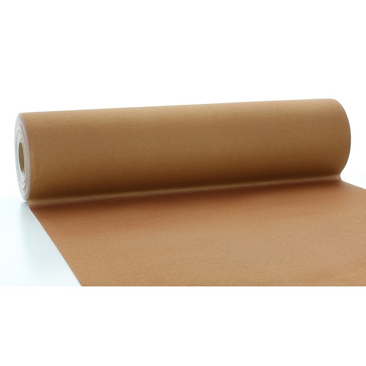 Set 20 Rola Traverse Mank HORECA, Linclass® Airlaid, Bronz, 40 x 120 cm, Ideale pentru Nunti, Petreceri, Botezuri