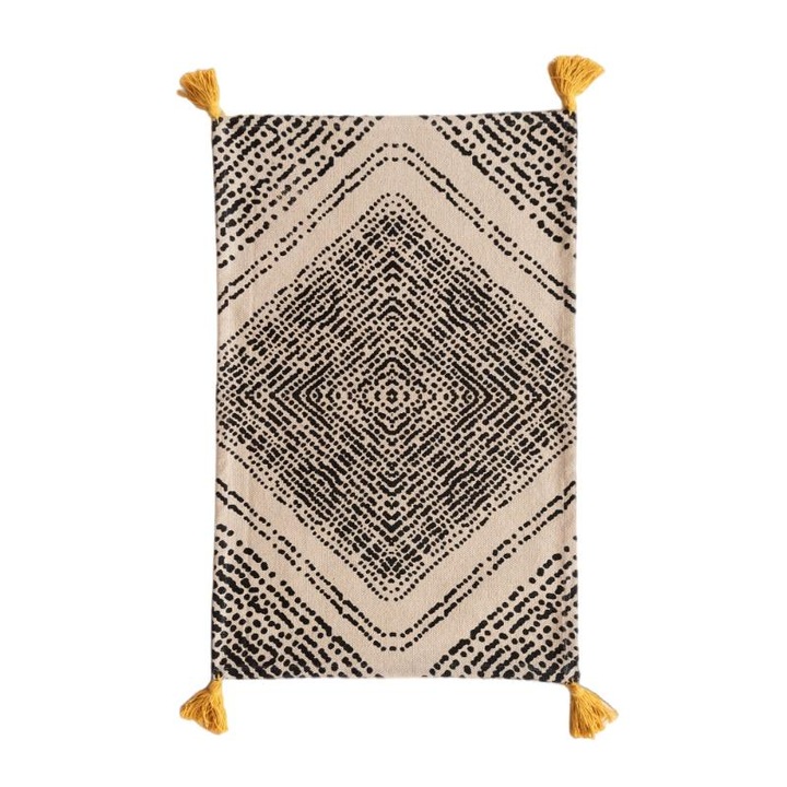 Covoras de baie, PALAMAIKI, 60x90cm, Bumbac, Multicolor