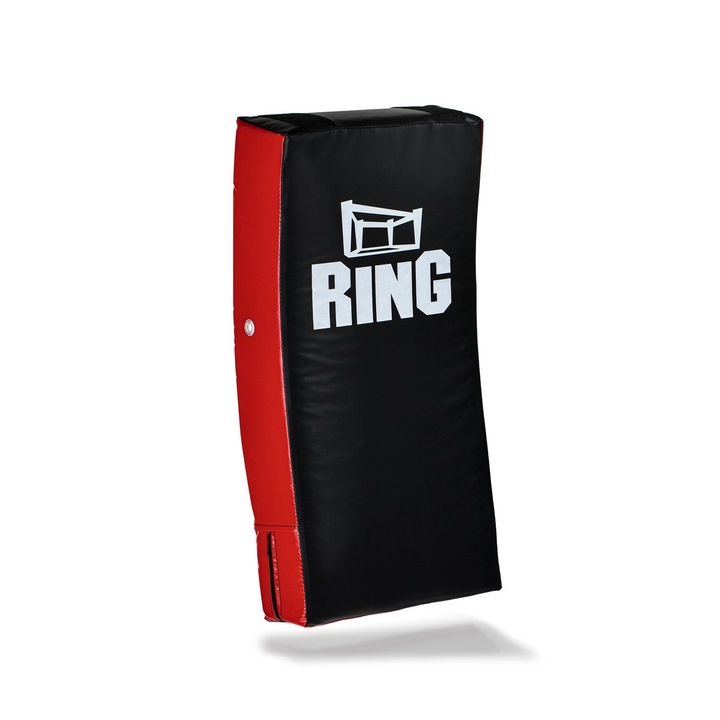 Тренировъчен щит с профилиран ринг, Plawil, 60x30x15 см, черен / червен